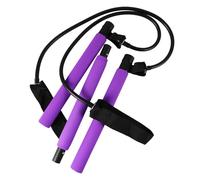 KOMBIUDA Multifunctional Yoga Fitness Rod with Pulling Rope Portable Exercise Stick for Muscle Building Weight Loss Physical Therapy Training at Home and Gym