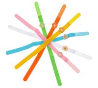 KOMBIUDA Newborn Pet Collar Identification Bands for Puppies and Kittens Soft Wool Breathable Marking Straps for Easy Tracking and Growth Accommodation