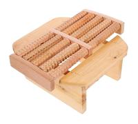 KOMBIUDA Non-slip Foot Stool with Massager for Bathing Portable Foot Rest for Sauna and Shower Use for Home and Office