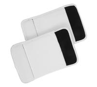 KOMBIUDA Non Slip Padded Arm Cushion for Wheelchair and Walker Handles Comfortable Breathable Grip Covers Fit Crutch and Transport Chair Handle Pads Easy to Install White