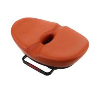 KOMBIUDA Noseless Bicycle Seat Replacement Ergonomic Wide Padded Cushion for Long Rides Shock Absorbing Design for Men Women for Mountain and Electric Bikes