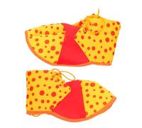 KOMBIUDA Oversized Funny Clown Shoes for Halloween Carnival Party Dress Up Props Unisex Clown Cosplay Costume Accessories for Festive Events Yellow