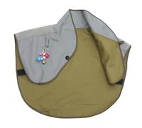 KOMBIUDA Parrot Anti-bite Shoulder Pad Shawl for Training Reusable Cotton Linen Scratch Protection Cape Breathable Grey Pet Shoulder Preventing Scratches and Droppings