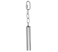 KOMBIUDA Parrot Bell for Birds Wear-resistant Stainless Steel Hanging Bell for Birdcage Chew-resistant Squirrel and Parakeet Safe and Multifunctional Bird Play Accessory