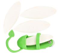 KOMBIUDA Parrot Cuttlebone Feeding Stand with Hanging Vegetable Rack and Easy to Clean Plastic Frame, Prevents Bone from Falling, Suitable for Birds and Parrots in Pet Supplies