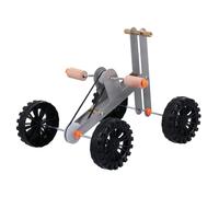 KOMBIUDA Parrot Foot Educational Training Bike for Birds Small Wheel Training for African Grey Conures Enhances Intelligence and Playfulness