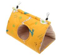 KOMBIUDA Parrot Hanging Tent Bird Warm Shelter with Safe Hanging Hammock Made of Environmentally Friendly Canvas and Cashmere, Suitable for Parrot and Bird the Cage for Comfortable Rest