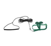 KOMBIUDA Parrot Harness and Leash Adjustable Outdoor Flight Training Rope with Cute Wings for Small to Medium Birds M Size Green Suitable for Mini Macaw and Similar Parrots