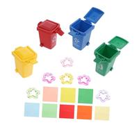 KOMBIUDA Parrot Training Color Sorting Bin for Budgerigars Conures Cockatiels Lovebirds Educational Pet Supplies for Brain Stimulation Problem Solving and Aggression Reduction Random Color