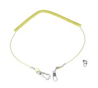 KOMBIUDA Parrot Training Rope Bird Leash with Anti-bite Elastic Flying Harness and Claw Ring Plastic and Steel Wire Easy Off Suitable for Outdoor Bird Flight Training Random Color