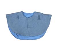 KOMBIUDA Parrot Training Shoulder Shawl for Bird Owners | Anti-Scratch Shoulder Protective Pad | Reusable Cape for Parrot Claw & Poop Protection Blue 22.4x13.4 inch