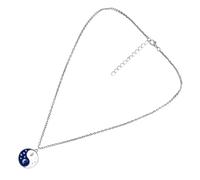 KOMBIUDA Pendant Necklace for Men Star Moon Clavicle Chain Classic Taoist Jewelry Daily Wear Accessory Suitable for Parties Banquets and Casual Outfits