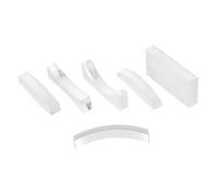 KOMBIUDA Physical Optical Glass Prism and Lens Convex and Concave Lenses for Teaching High-precision Refraction and Reflection Portable Laboratory Science Experiment Kit for School