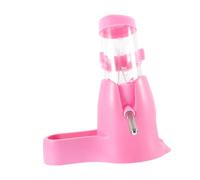KOMBIUDA Pink Hamster Water Feeder Kettle Small Pet Plastic Water Bottle Multi-function Feeder for Cage Design for Guinea Pig Chinchilla