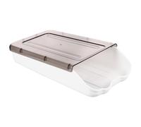 KOMBIUDA Plastic Egg Holder for Fridge Egg Storage Container Kitchen Organiser Storage for