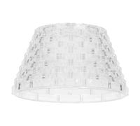 KOMBIUDA Plastic Ice Block Lampshade for Table Lamp, Geometric Lamp Cover for Living Room Bedroom Office Decorative Lighting