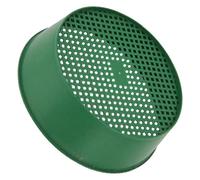 KOMBIUDA Plastic Mesh Sieve Garden Mesh Sieve Portable Lightweight round Green Sifting Rocks Filtering Sand for Beginners and Professionals in Sand Box and Beach Gardening Tool