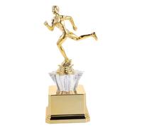 KOMBIUDA Plastic Running Trophy for Sports Competitions School Classroom Reward Marathon Award with Fine Craftsmanship Compact Celebration Prize for Winners and Party Favors
