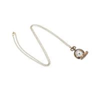 KOMBIUDA Plated Pocket Watch Vintage Pocket Watch with Chain Classic Design for Adults Coffee