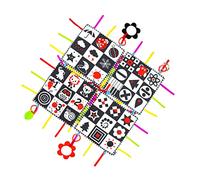 KOMBIUDA Play Mat Soft and Durable Crawling Mat for Tummy and Playtime Made from and Easy to Wash and Design