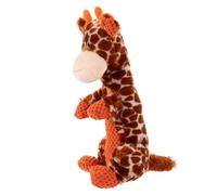 KOMBIUDA Plush Giraffe Shape Dog Chew Puppy Squeaky Teething Soft Pet Plush for Small to Medium Breeds Including Breed, Golden Retriever, Bichon - Interactive Pet Plaything for Teeth