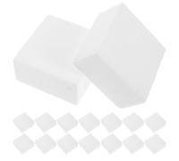 KOMBIUDA Polystyrene Foam Dummies 16 White Square Foam Blocks 4x4x2 Inch Ideal for Crafting and Florists' Floral Stems