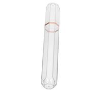 KOMBIUDA Portable Acrylic Cigar Tube Case Sealed Travel Tube Saver for Smoking The Go