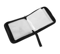 KOMBIUDA Portable CD DVD Storage Bag Oxford Cloth Organizer for Car and Home Space-Saving Lightweight Holder with Wear-Resistant Design for Movie Lovers and Gamers