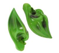 KOMBIUDA Portable Colored Fairy Elf Ears Accessory for Halloween Cosplay Party Sturdy Ear Props for Fairies Elves Goblins Role Play Masquerade Costume Idea