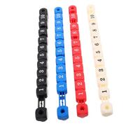 KOMBIUDA Portable Foosball Table Score Counter 4pcs Set with Precise Scoring and Plastic Material, Suitable for Table Soccer Enthusiasts at Home Or Office
