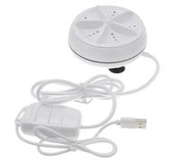 KOMBIUDA Portable Mini Turbine Washer Usb Plug, Ultrasonic Foldable Washer for Socks and Underwear, Compact Travel Laundry Appliance for Dormitory and Small Spaces
