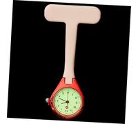 KOMBIUDA Portable Nurse Pocket Watch with Luminous Silicone and Stainless Steel Material Lightweight Practical Doctor Watch for Hospital Use