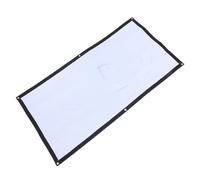KOMBIUDA Portable Projector Screen with Anti-wrinkle Polyester Outdoor Indoor Movie Projection Includes Hooks and Rope for Easy Setup for Camping Home Theater Business Meetings