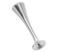 KOMBIUDA Portable Silver Aluminum Pregnancy Heartbeat Stethoscope for Expecting Parents Fetal Heartbeat Receiver Enhancing Father Involvement with Elegant Lightweight Design