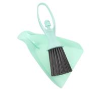 KOMBIUDA Portable Small Broom and Dustpan for Hamster and Small Animal Cage Cleaning Plastic Compact Brush Cleaner for Rabbits Guinea Pigs Hedgehogs and Desktop Use