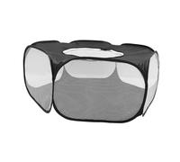 KOMBIUDA Portable Small Pet Playpen Tent Anti-escape Puppy Bunny Cage for Indoor Outdoor Use with Breathable Mesh Space-saving Design for Rabbit Guinea Pig Hamster Cat