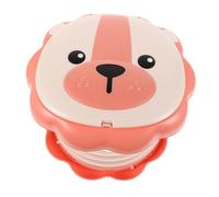 KOMBIUDA Portable Travel Potty for Babies and Girls with Cute Cartoon Lion Design, Foldable Plastic Toilet Seat with Stable and Comfortable Support, for Vacations the Go Use