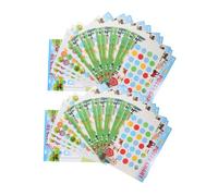 KOMBIUDA Potty Training Stickers Set for Boys Girls Boys and Girls Potty Training Tool with Chart