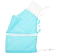 KOMBIUDA Practical Cat Bathing Bag with Hanging Design Breathable Polyester Mesh for Nail Trimming Ear Cleaning and Comfortable Pet Grooming at Home