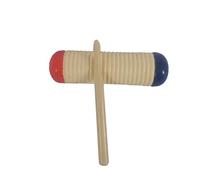 KOMBIUDA Premium Wooden Guiro Shaker Versatile Musical Instrument for Safe Great Sound for Early Development and Environmental Exploration