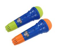 KOMBIUDA Prop Microphone Toy Kids Music Toy 2pcs Simulation Microphone Early Learning Plaything Random Color