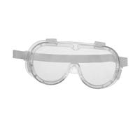 KOMBIUDA Protective Safety Goggles Anti-fog Clear Chemical Splash Resistant Eye Shield for Men Women Wide Field of View Plastic Construction Wind Dust Impact Laboratory Work