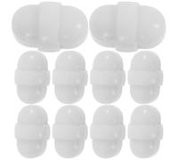 KOMBIUDA Ptfe Magnetic Stirrer Bar White for Laboratory Experiments 10pcs Small Magnetic Stirrer Mixer Stir Bar, Efficient and Uniform Stirring with Safety Assurance for Liquids