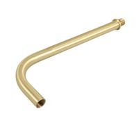 KOMBIUDA Pure Copper Brass Elbow Pipe Internal Thread Light Extension Mounting Arm Small Seven Shaped Bend Wall Lamp Fixture for HVAC Plumbing