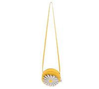 KOMBIUDA Purse with Daisy Pattern, Lightweight Pu Flower Girl Purse for Little, Charming Change Bag for Everyday Use and Outdoor Play, Comfortable Fit Crossbody Wallet