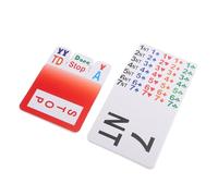 KOMBIUDA PVC Bridge Bidding Cards Clear Printed Standard Compliant Indoor Board Game Cards for Bridge Events and Competitions Party Game Props for Players