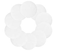 KOMBIUDA Qualitative Filter Paper Sheets, Qualitative Filter, 100pcs, White Paper Filters, Easy to Use for Laboratory Use and Science Experiments