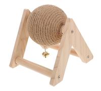 KOMBIUDA Rabbit Scratching Ball for Cats Kittens Pets Durable Natural Cat Scratchers for Indoor Use Enhances Exercise Decompression