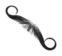 KOMBIUDA Realistic Fake Beard for Men Handwoven Human Hair Facial Hair Mustache and Beard Prop for Halloween Cosplay and Stage Performance Simulation