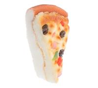 KOMBIUDA Realistic Fake Pizza Slice Model Pretend Play Educational for Role Playing Activities Home Decoration Photography Props